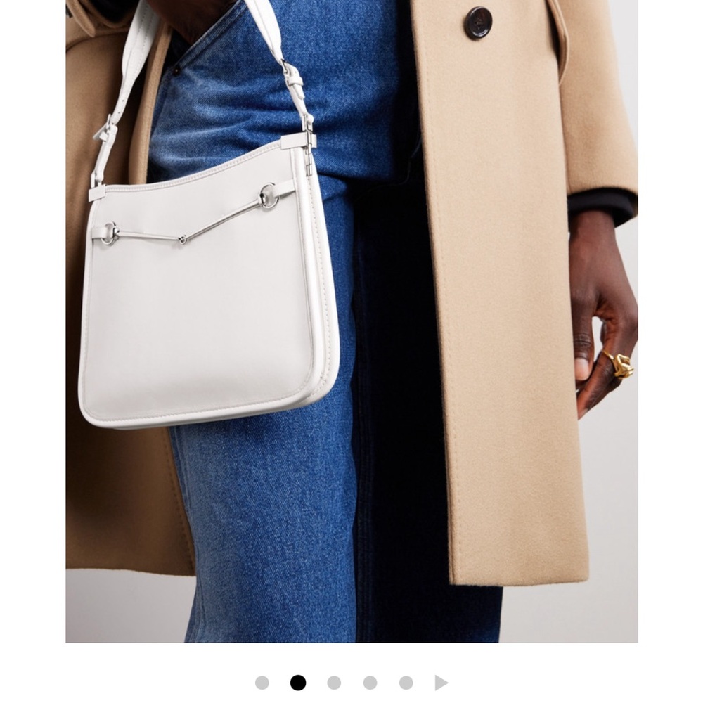 Gucci horsebit detailed leather shoulder bag